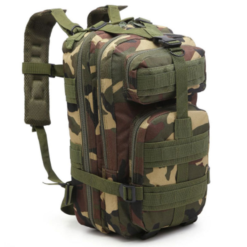 Mochila táctica al aire libre viaje de montaña mochila camuflaje campamento montar hombres y mujeres campamento de verano ataque 3P bolsa