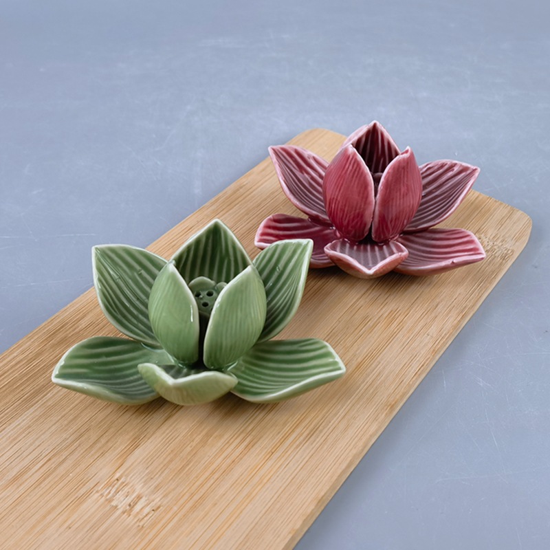 Quemador de incienso de cerámica transfronterizo hilo incienso rana incienso asiento de incienso mini marco de incienso zen soporte de incienso yoga oficina hogar