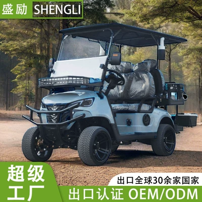 Four-Wheel Golf Cart Exported to North America, 48V-72V Lithium Battery, 4-6 Seats, Shuttle Golf Cart, Electric Golf Cart G80