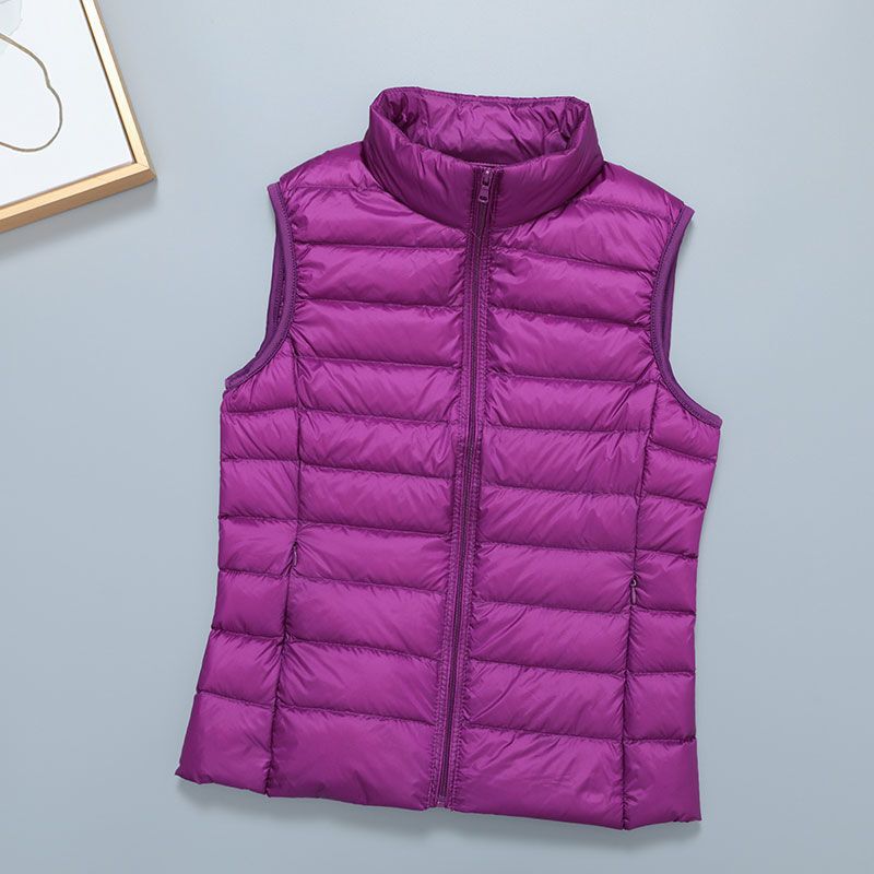 2026 Autumn/Winter New Lightweight down Vest for Women, Short and Lightweight down Jacket Vest for Women, Trendy Outerwear