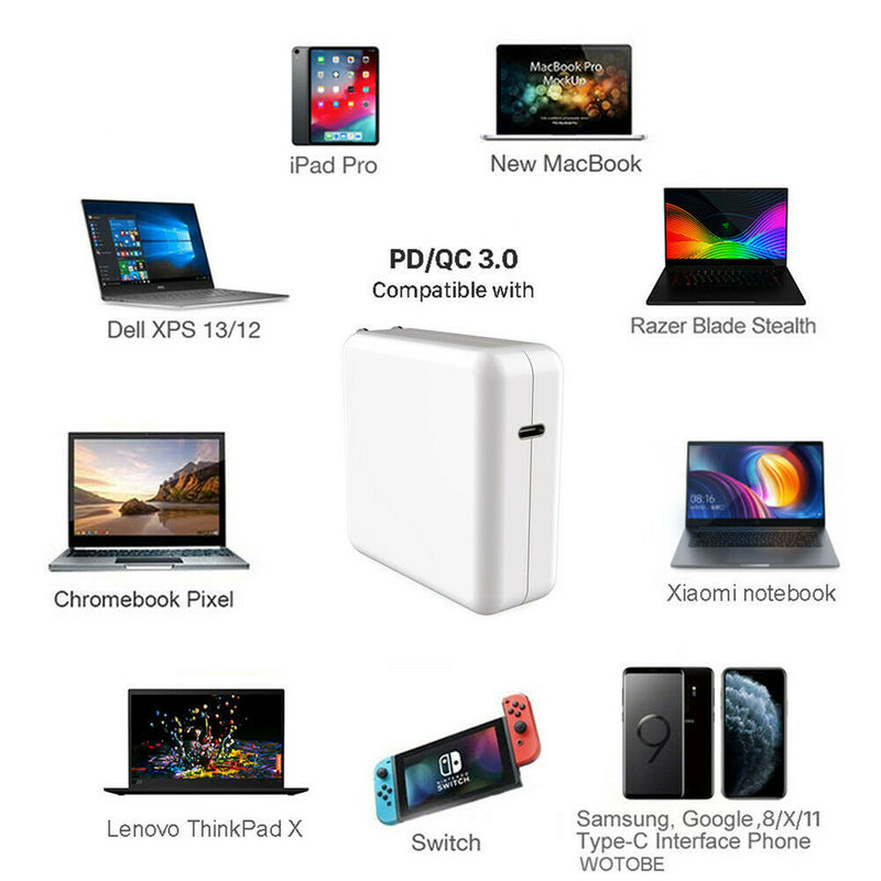 Type c USBC Power Adapter 30W 61W 67W 87W 96W 140W Applicable Macbook