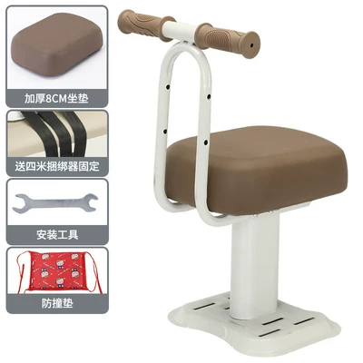 Suitable for electric vehicle Other vehicle seats - thickened-hummer-brown-single-seat-armrest