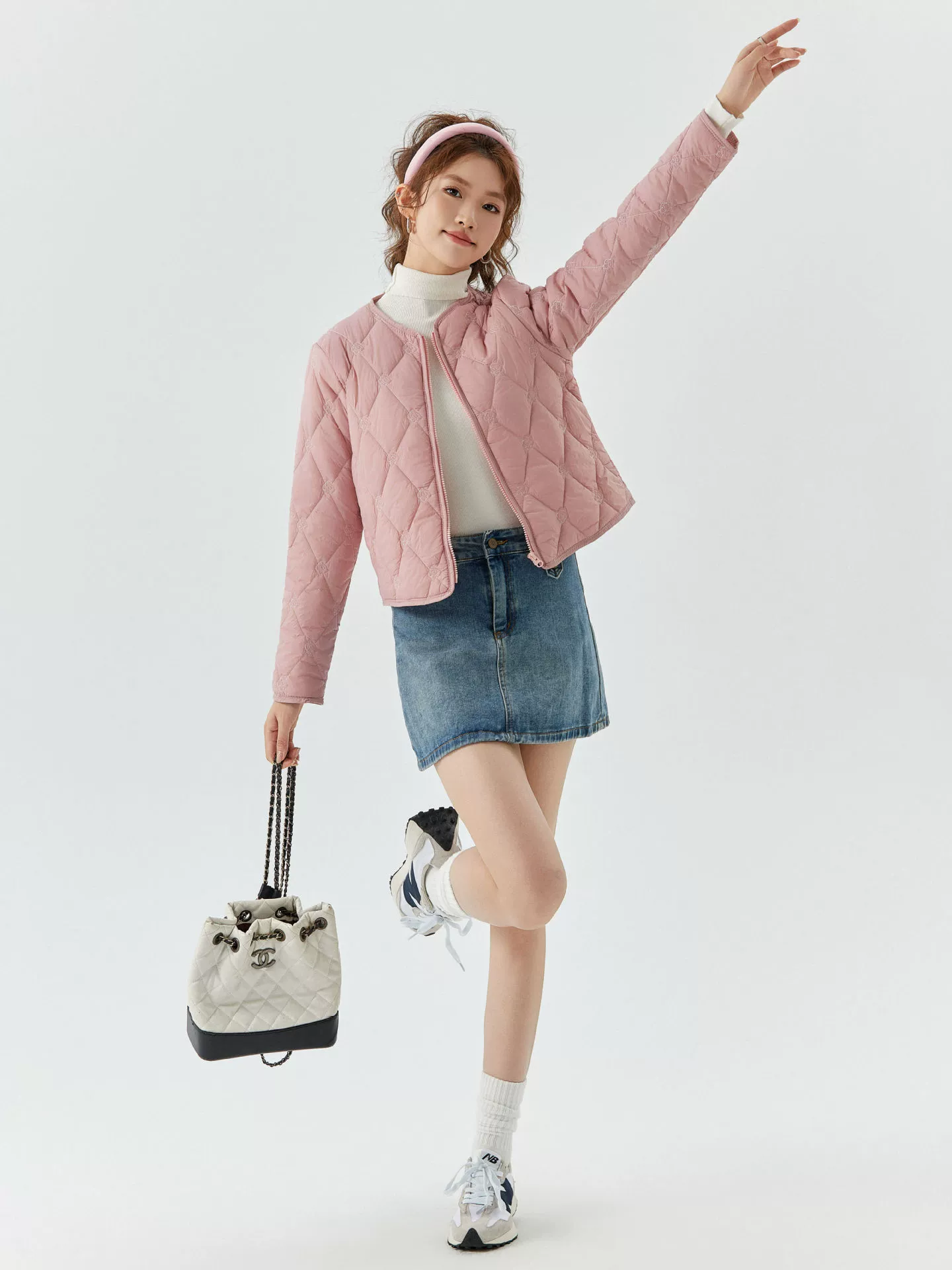 Demi‑season Short Down Jacket (Shirt Xuan Clothing), Cotton‑padded, City Casual for Women