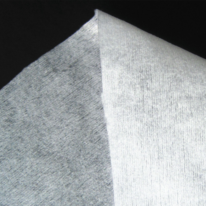现货供应白45g直扑水刺无纺布_口罩印花用涤纶直铺水刺无纺布厂家