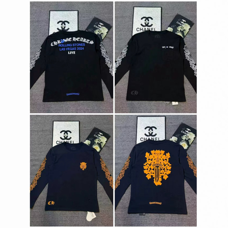 Foreign Trade Cross-Border E-commerce [Exclusive In-Stock Version] 2026 Vine Sword Print Unisex Cotton Long-Sleeve T-Shirt