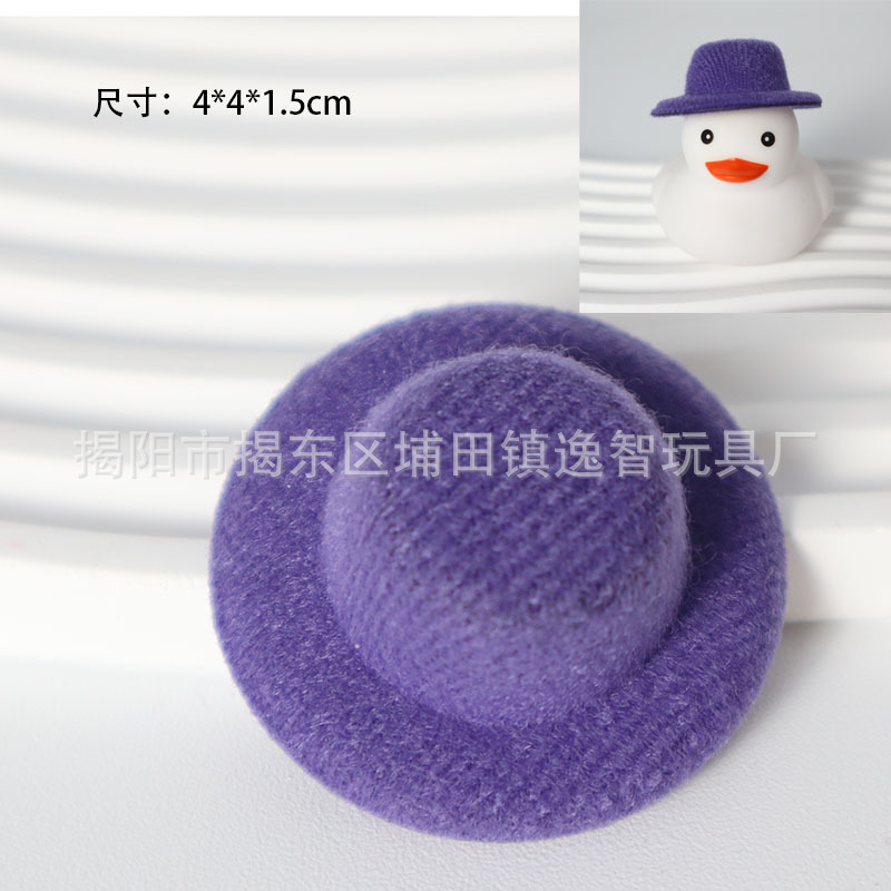 Accesorios de Juego Acuático Transfronterizos, Patito Amarillo, Sombrero de Ganso Blanco, Decoración de Bufanda, Juego de Regalo de Té con Leche y Limón Hecho a Mano. image 222