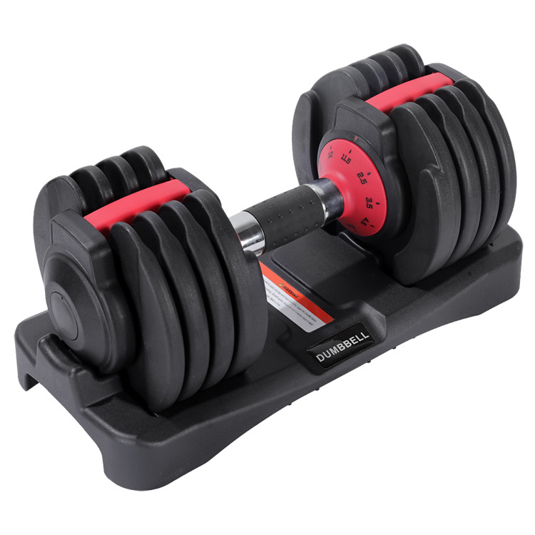 Grenzüberschreitendes 25BL-Griffsystem mit interner Verstellung, verstellbares Hantelset, 9 Stufen, 11,5 kg, schneller Gewichtswechsel