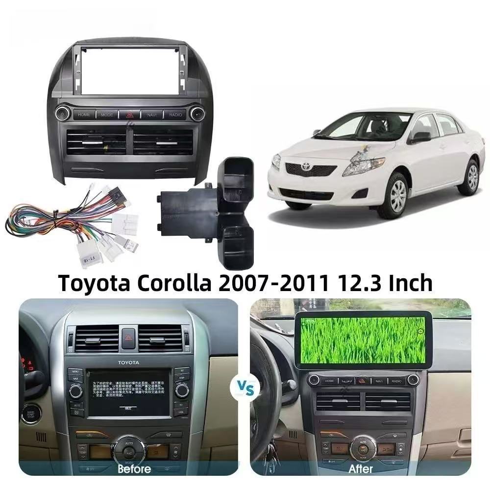 Suitable for Toyota Camry 12.3inch Central Control Navigation Dvd Modification Face Frame Versatile Set Frame