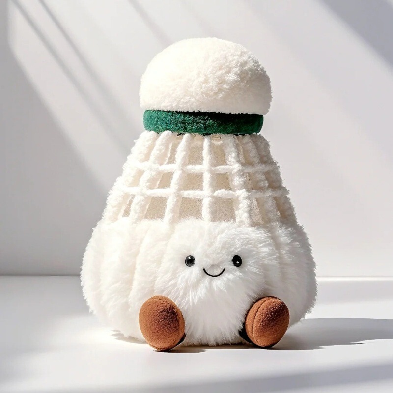 かわいいバドミントン人形のペンダント、かわいいぬいぐるみ、ぬいぐるみペンダント、人形ギフト、誕生日プレゼント|undefined