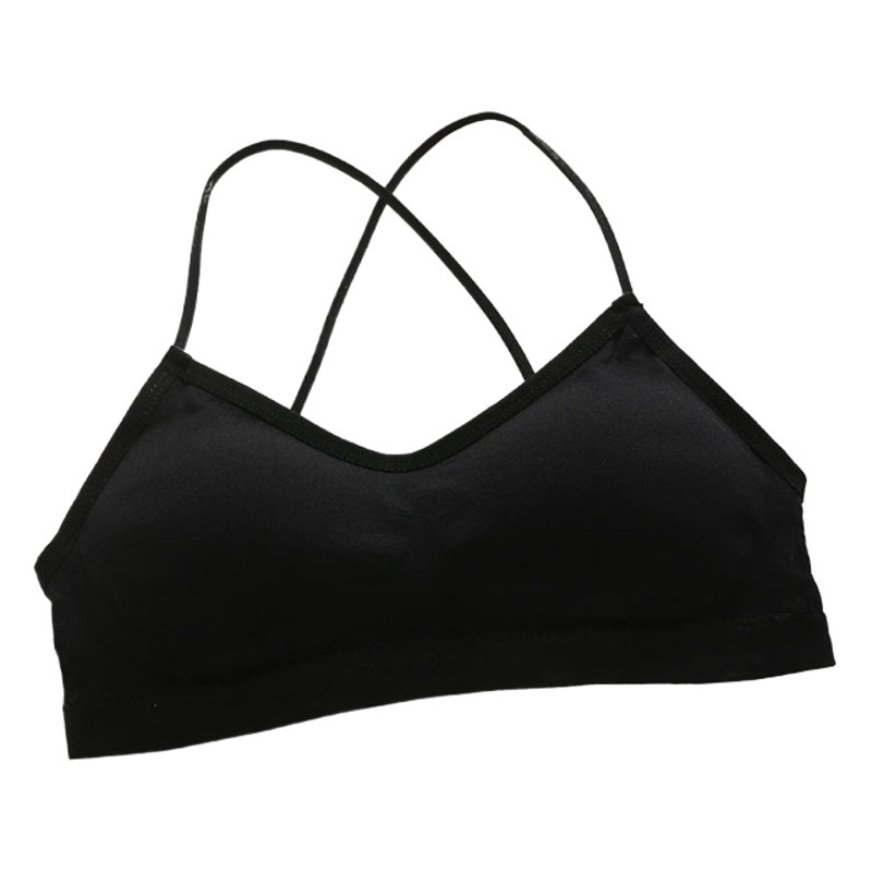 Top Deportivo sin Espalda con Tirantes Cruzados Estilo Francés, Top Corto sin Mangas para Mujer, Ropa Interior, Gran Venta en Comercio Transfronterizo