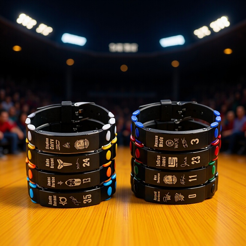 Basketball Player Bracelet Nba Star Jordan Lebron James Wristband Wholesale Stainless Steel Kobe Bracelet