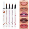 Universal matte lip pencil, lipstick, lip gloss, waterproof makeup primer, long-term effect