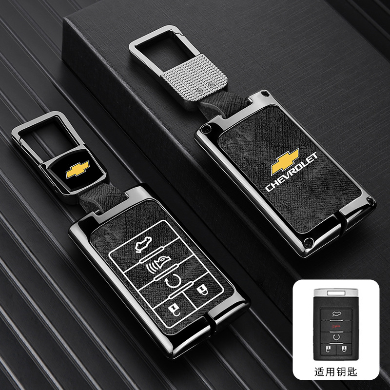 모델 D 5버튼 - 데님 패턴 [건쉘 블랙 가죽] + 사각 버클