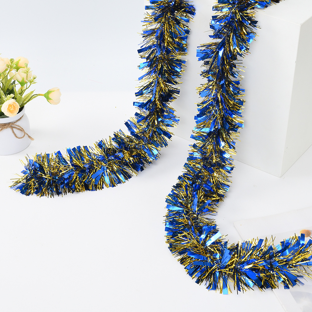 Nuevo cross-border 5 capas de cifrado engrosado colorido más oro espuma tira de color festivales decoración de dibujo de flores de lana