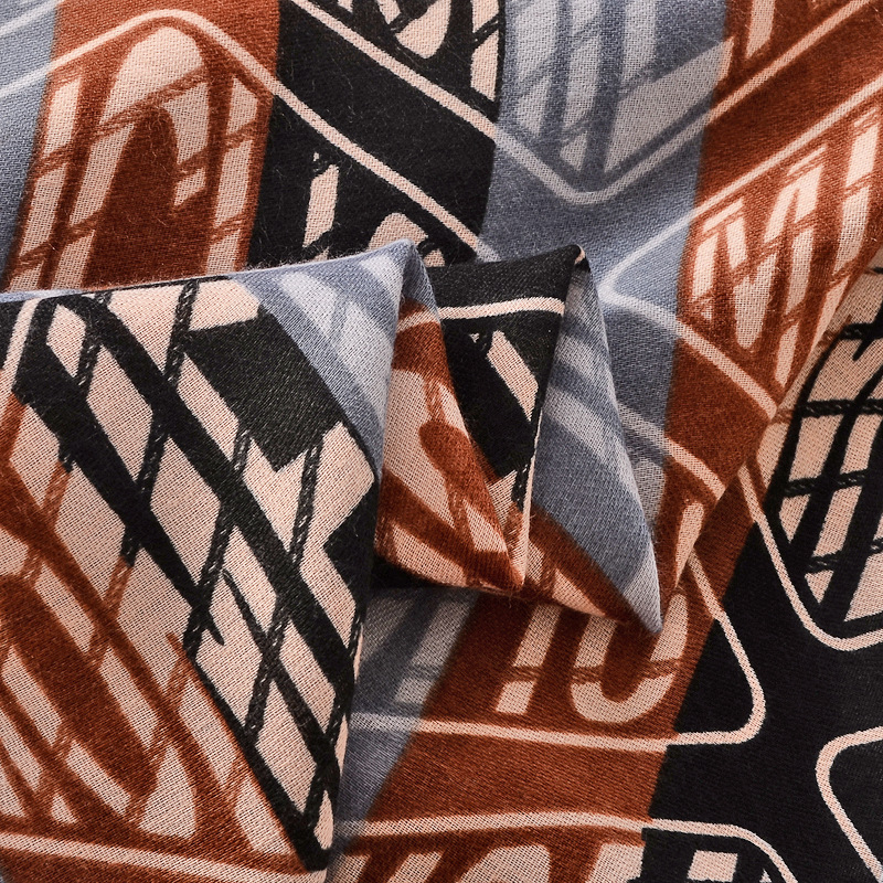 El comercio exterior de exportación de algodón y lino siente bufanda carta de graffiti impresión decorativa sala de aire acondicionado chal viajes protector solar Toalla de playa