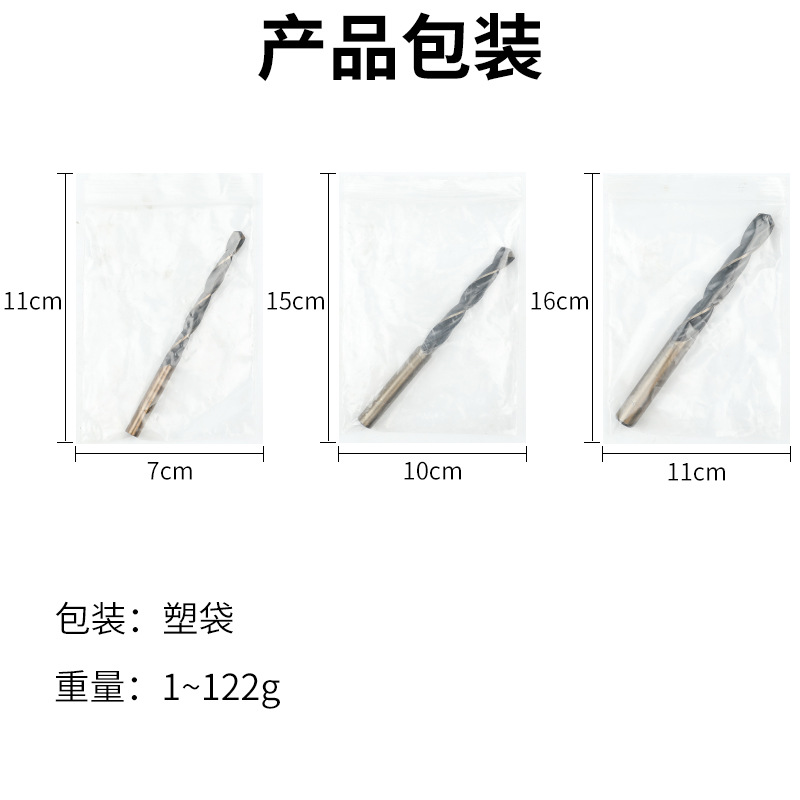 HSS麻花鑽頭 9341不鏽鋼鋁合金鐵皮電鑽鑽頭 高速鋼直柄麻花鑽頭