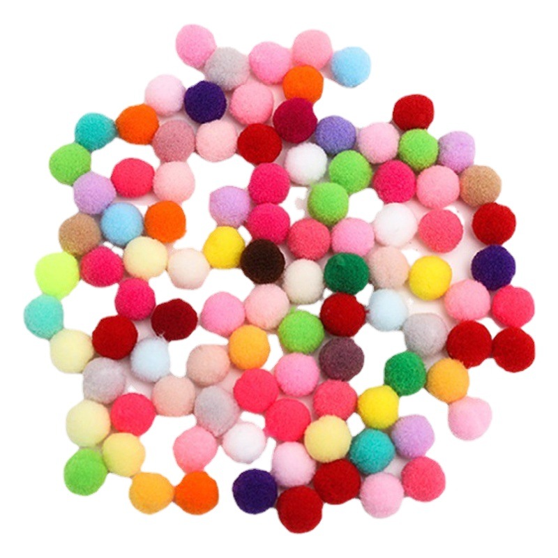 Bola de lana spot poliéster color tamaño peluche bricolaje accesorios hechos a mano juguetes de alta elasticidad bola de lana envío gratis