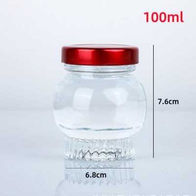 Botella de Nido de Pájaro botella de Nido de Pájaro pequeño guisado fresco botella de Nido de Pájaro instantáneo sub-botella de miel olla de pescado sellado botella vacía de pegamento al por mayor 50