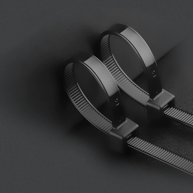 Лента для обвязки Лента для стяжки пластиковая нейлоновая проволочная лента для черной самофиксируемый стяжка 8*250 нейлоновая стяжка