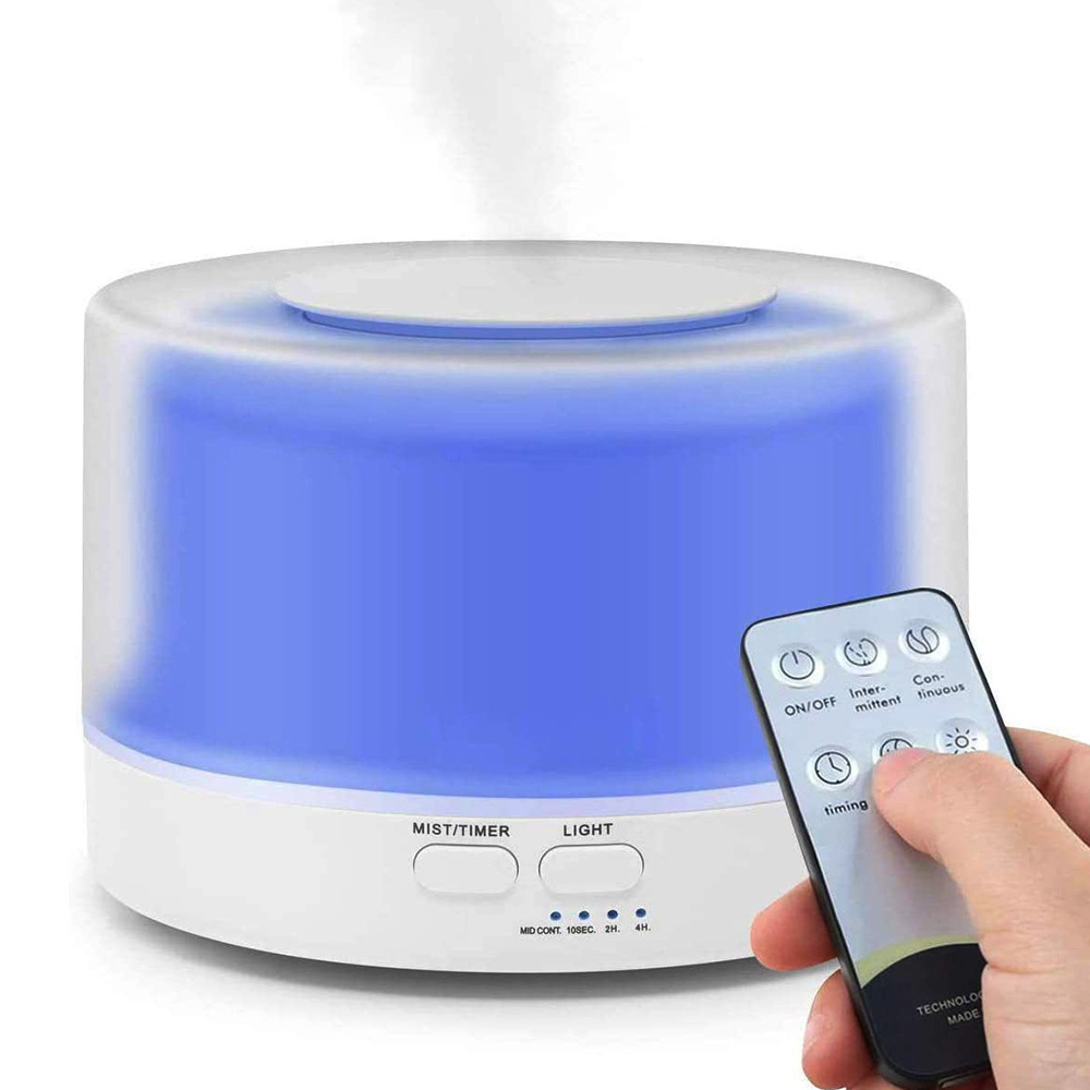 Foreign trade hot 700ml large capacity aromatherapy machine automatic spray machine desktop mute wood grain humidifier aromatherapy machine