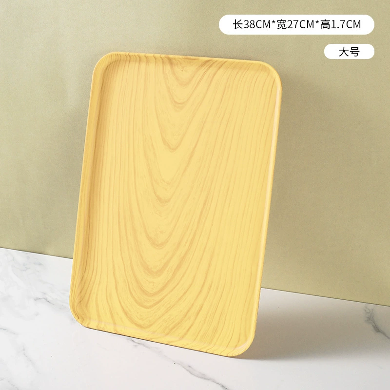 Nordic INS wheat straw trap household color plates commercial barbecue bakery dish large plastic tea plate