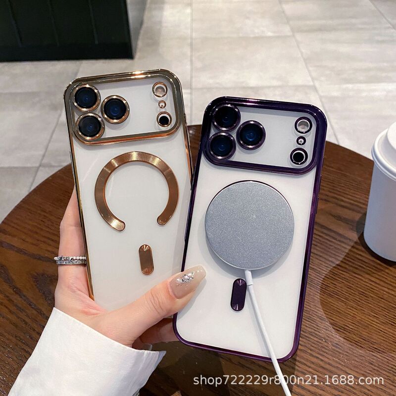 磁吸适用苹果17PROMAX保护套自带镜头膜17Ari软壳iPhone17手机壳|undefined