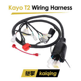 华洋KayoT2全车线路总线适用于越野摩托车配件完整版线束原厂数据