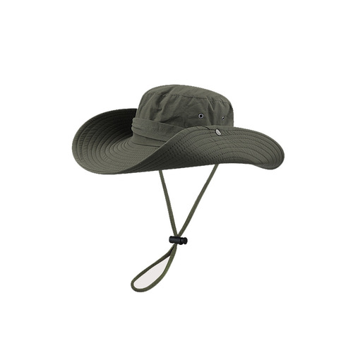 MEETSUNNY outdoor sun hat for men, foldable mountaineering fisherman hat, sun protection fishing hat, western cowboy hat for women