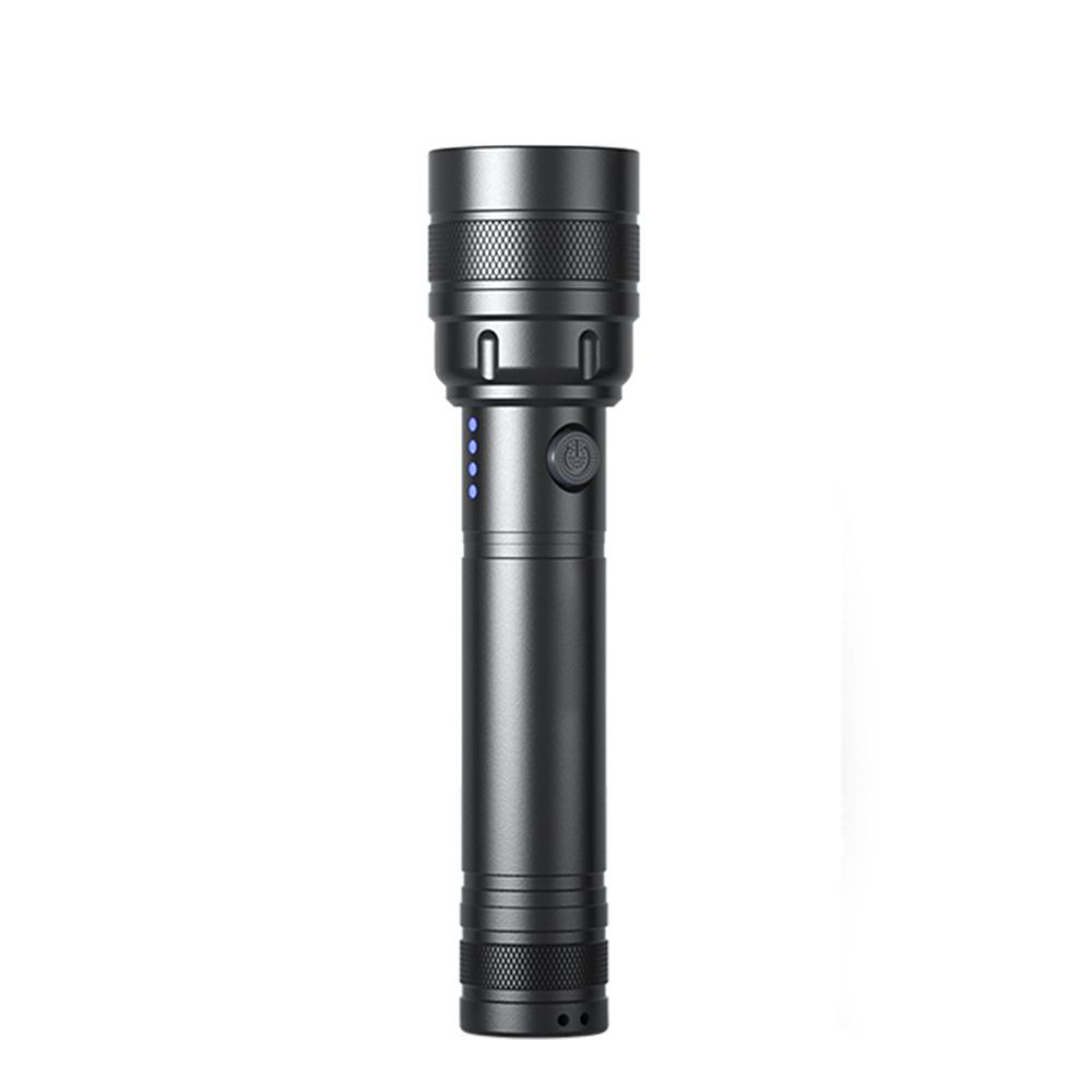 Pequeña linterna tipo clip de aleación de aluminio, carga práctica, LED con zoom, luz de emergencia para el hogar, mini linterna, luz brillante