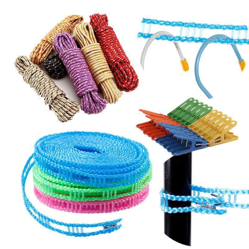 免挂衣晾衣绳晾晒防滑加粗衣服晾衣绳子被子速卖通防风户外无凉衣