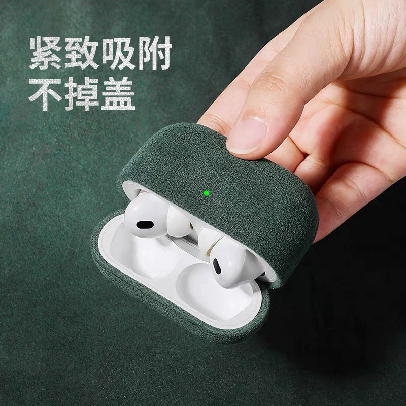 2025 новая модель совместима с AirPods Pro 3, чехол для наушников Apple AirPods 4, импорт суэтовый чехол