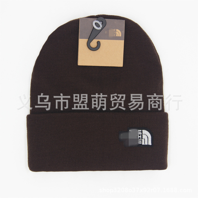 现货批发刺绣加厚腈纶针织帽毛线帽跨境潮牌冷帽卷边保暖滑雪帽子|undefined