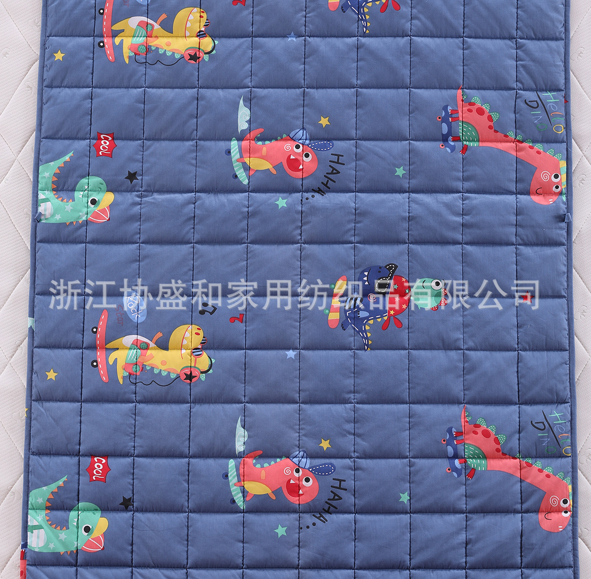 Suministro directo de fábrica edredón de gravedad impresión de algodón manta de gravedad cuentas de vidrio suave para niños weighted blanket