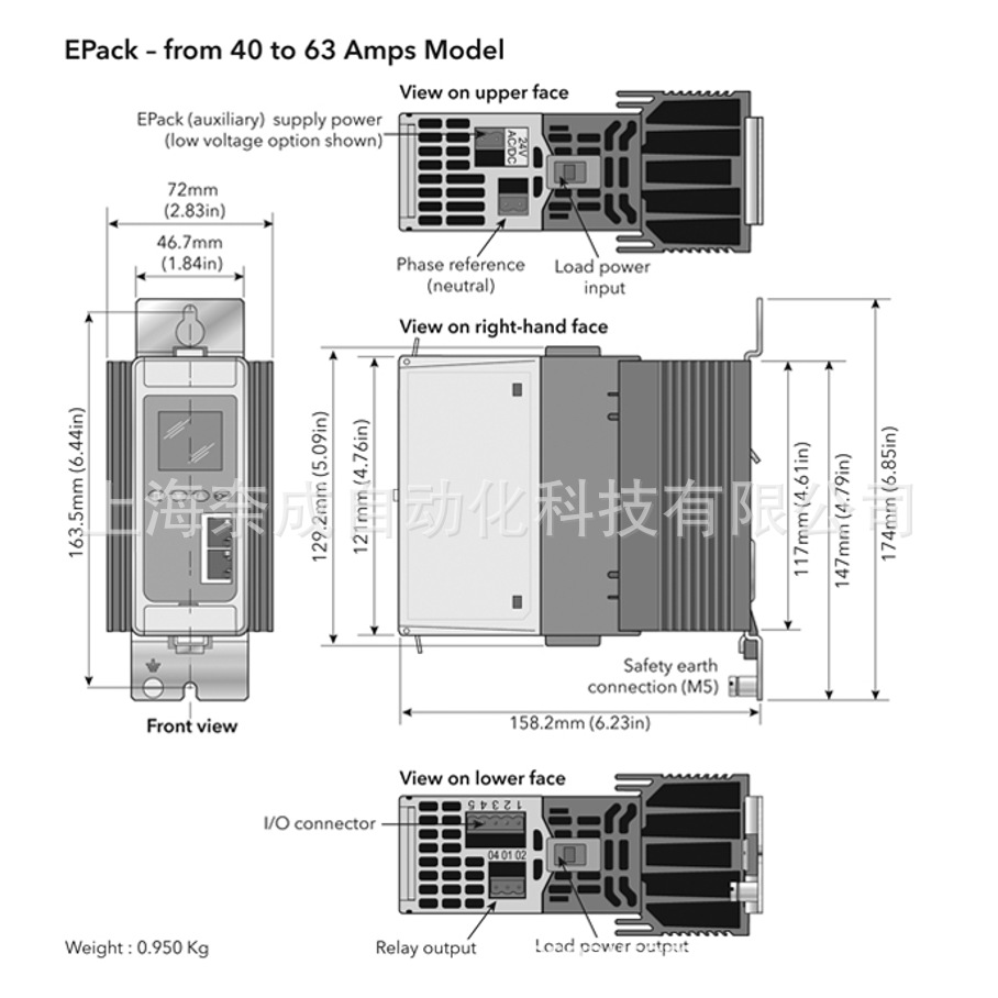 EPACK-3PH 原装欧陆Eurotherm电源控制器16A-125A范围可选