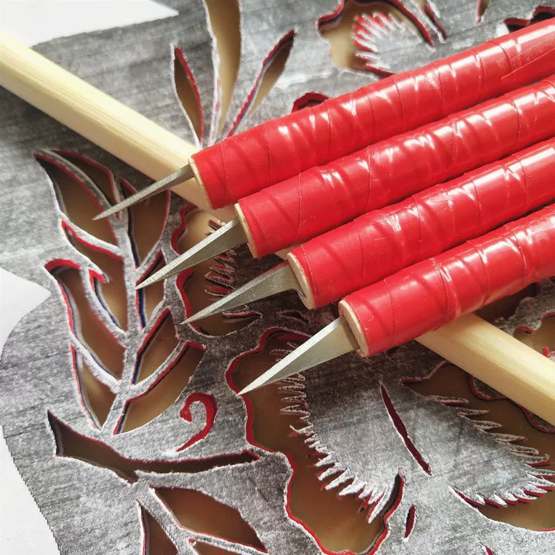 Professional origami handmade for elementary school students, carved set