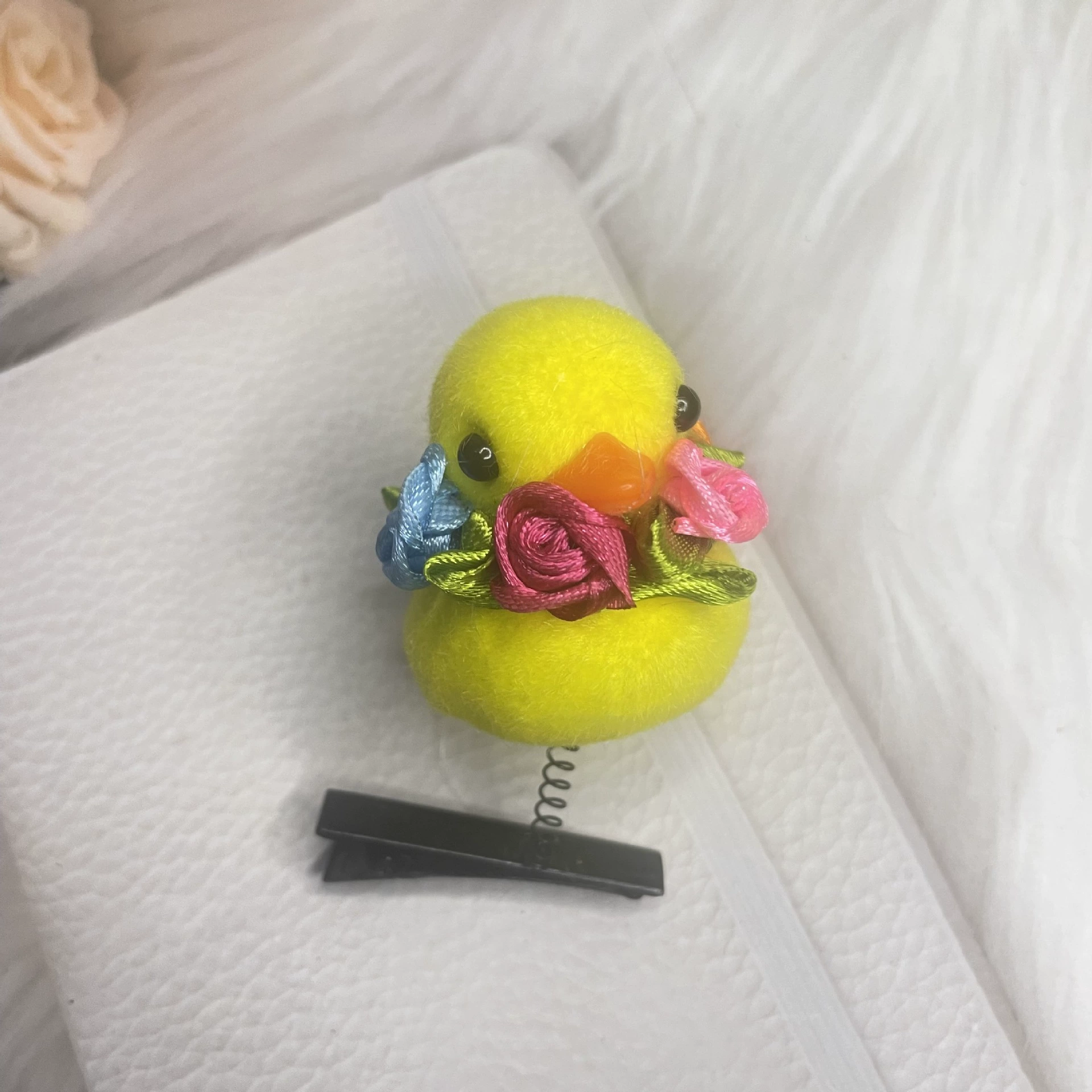 Зажим для волос (B.Duck) Жёлтая утка, милый аксессуар для детей, 4 × 2 × 5 см