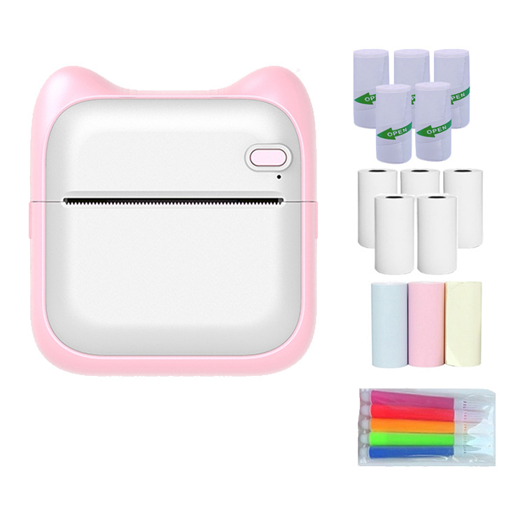 Nuevo A31 etiqueta adhesiva impresora térmica portátil teléfono móvil Bluetooth Mini estudiante impresora pregunta equivocada