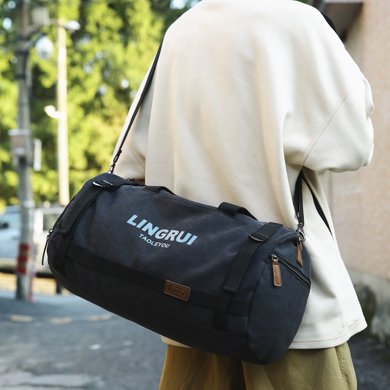 Carta simple bolsa de viaje de viaje de corta distancia alta sensación bolsa de equipaje de gran capacidad bolsa de lona portátil bolsa deportiva bolsa de fitness hombre