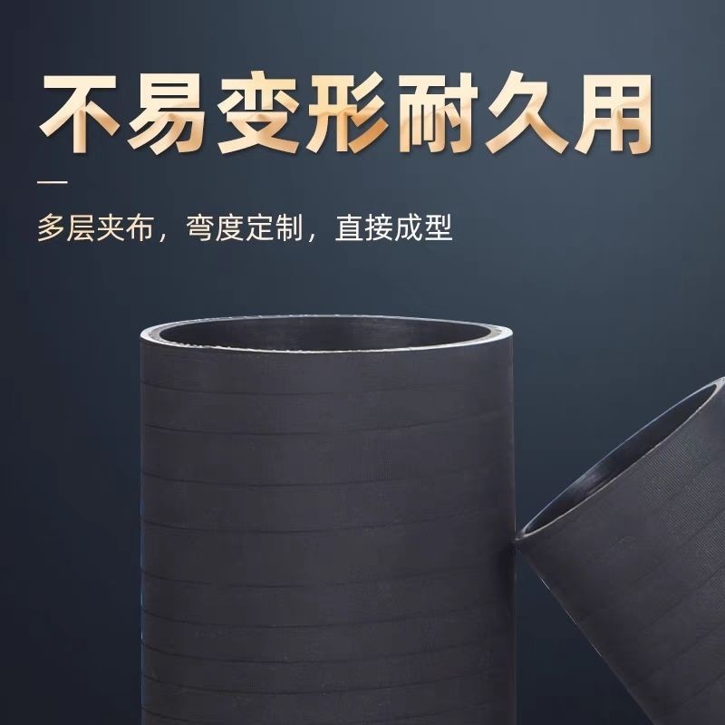 Car Diesel Gasoline Fuel Filler Hose Cloth Wrapped Rubber Oil Tank Pipe