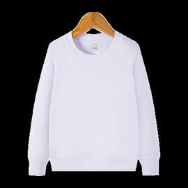 新款简约光板卫衣中大童演出服幼儿园表演服运动会套头纯色卫衣潮