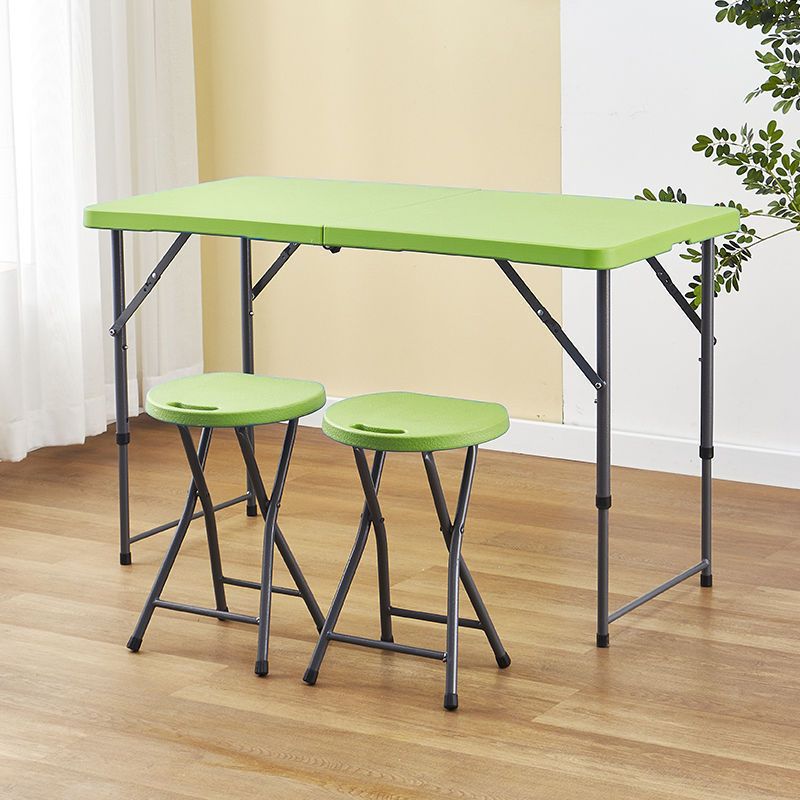 Mesa plegable para hacer un picnic al aire libre de altura, plástico simple para el hogar, mesa de estudio portátil simple, mesa de almacenamiento moderna y silla