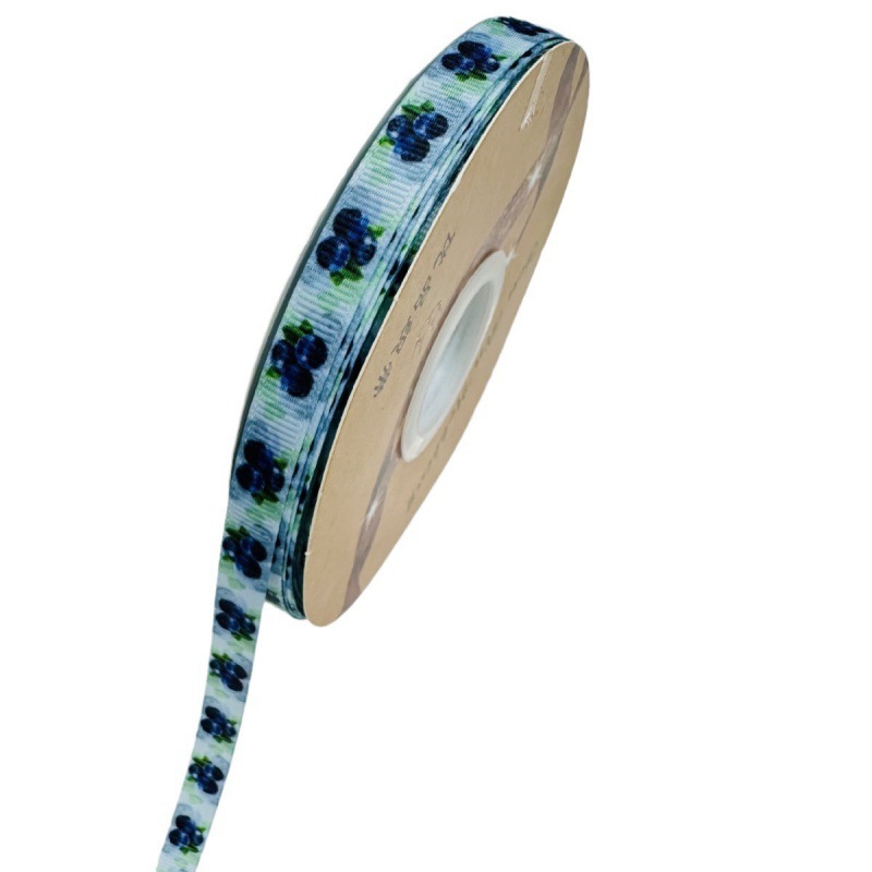 Frutas de aguacate fresas color cereza impresión digital DIY accesorios 1CM cinta de color transfronteriza