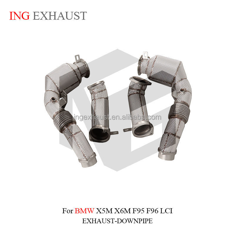 Suitable for BMW X5M X6M F95 F96 LCI titanium alloy exhaust system