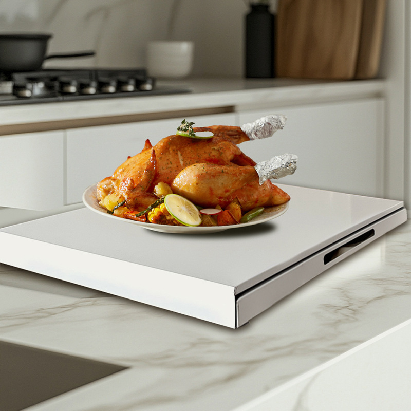 Cocina multifuncional horno de microondas estante horno arroz cocina de extracción de platos de mesa de almacenamiento multicapa en el extranjero