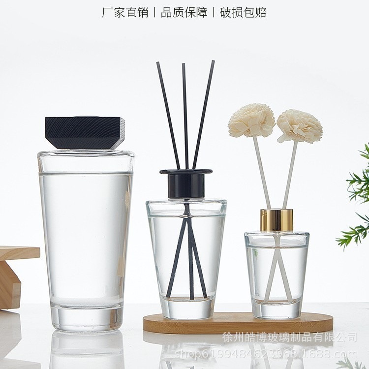 亚马逊跨境专供现货100ML无火香薰瓶藤条挥发香薰瓶玻璃香薰空瓶
