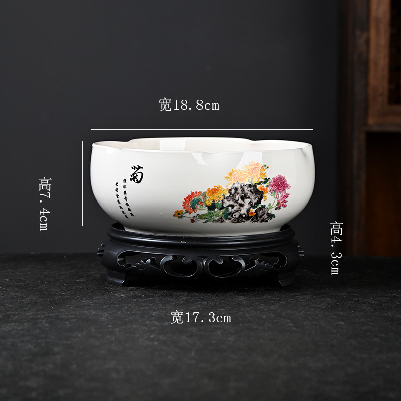 Cuenco de nenúfares, flores de cobre, macetas especiales con paletas, utensilios hidropónicos de cerámica, macetas grandes para el hogar, liquidación al por mayor