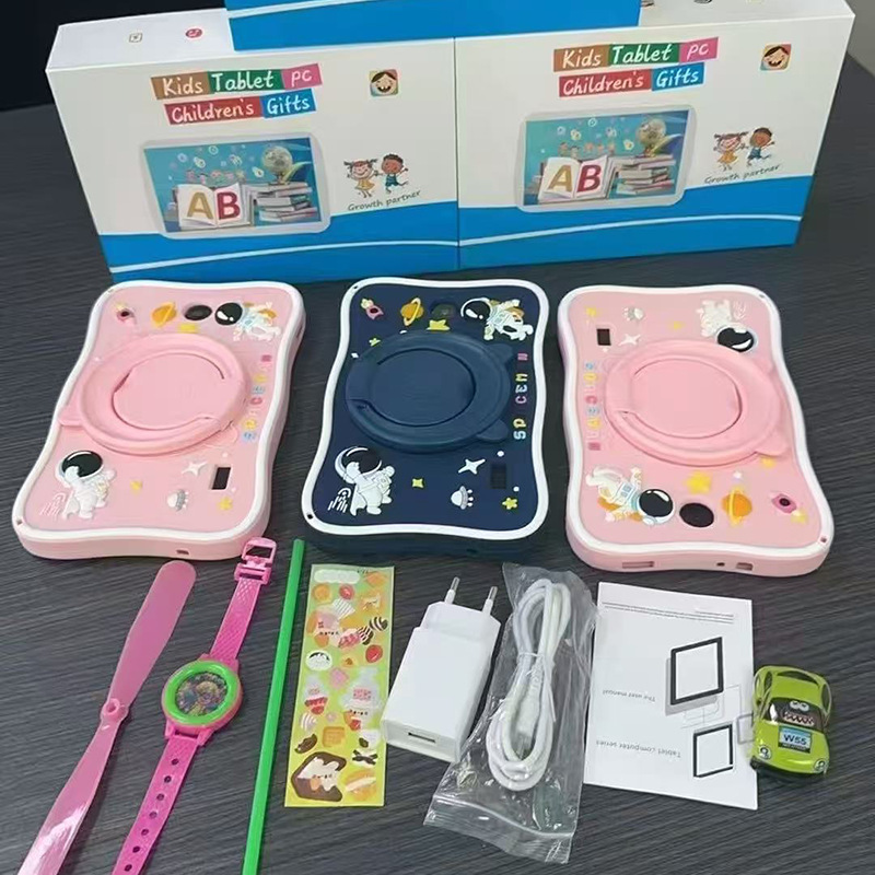 Factory Direct Sales Export Spot 7inch Tablet Computer 2+32g Android 5g Wifi Version Mtk Quad-Core with Small Toys