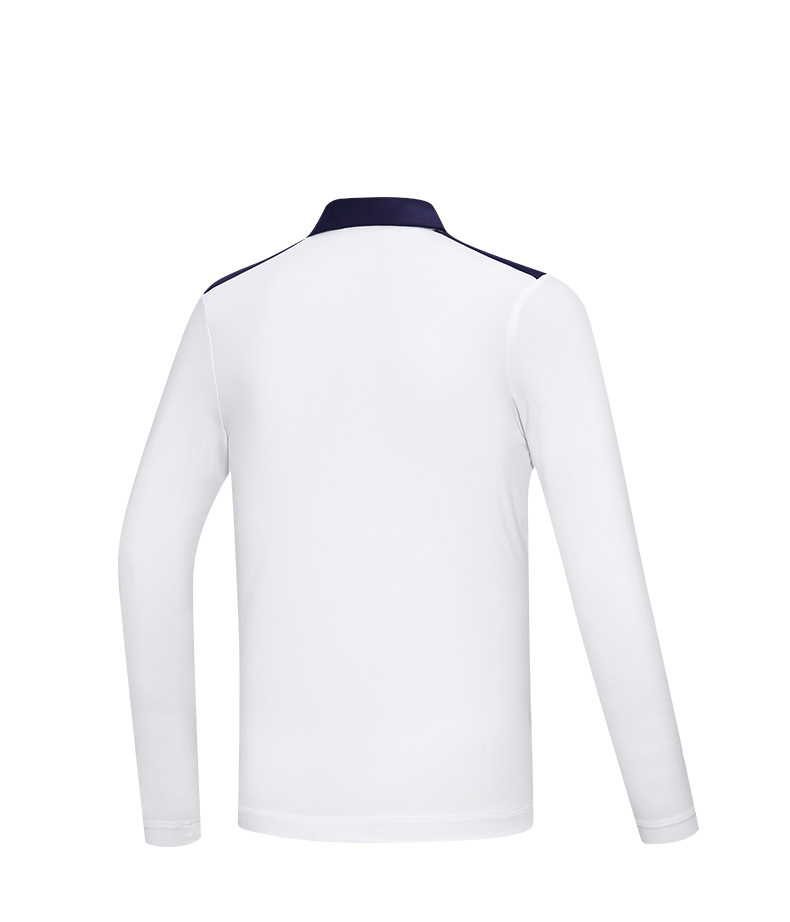Áo thun golf dài tay bé gái PGM cổ bẻ phối sọc — YF219 màu hồng, YF548-màu trắng, YF219 màu trắng, YF548-màu xanh nước biển chi tiết 18