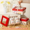 Haitang Red Smiling Face-4 Bowls and 4 Spoons-Tableware Set