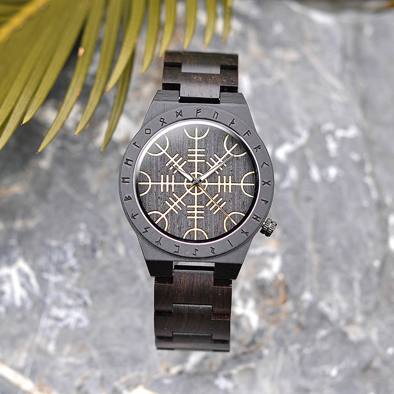 BOBO BIRD wooden watch GT016/17/18 men's classical symbol pointer quartz watch factory wholesale